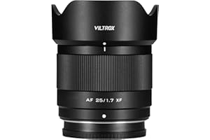 Viltrox AF 25mm F1.7 Objectif APS-C pour Appareil Photo Autofocus Léger pour la Photographie de Rue (pour Fuji XF)