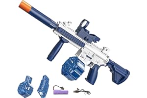 HYNXM Wasserpistole Elektrisch, Erwachsene Wasserpistole, Automatische Wasserpistole mit Großer Kapazität, Reichweite Bis Zu 8 M, Geeignet FüR Pool Strand AktivitäTen Im Freien