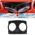 KEMIMOTO UTV Speaker Pod Enclosure, Universal 6.5" Speaker Systems Pod Hard Roof Speaker Enclosure Accessories Compatible with Polaris RZR, Can Am X3, Cart, UTV