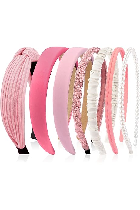 Set Di 5 Cerchietti Per Capelli Con Perle Bianche, Per Donne E Ragazze - Ideali Per Dirndl, Oktoberfest E Occasioni Speciali