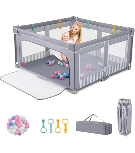 Joyz Baby Box 120x120 Cm Opvouwbare Speelruimte Met Deur En Educatieve Klok Panda Ontwerp In Wit Geel Kunststof Speelhek Kinderbox Kruiprek Babyhekje Geschikt Voor Binnengebruik Buitenspelen 2798242275