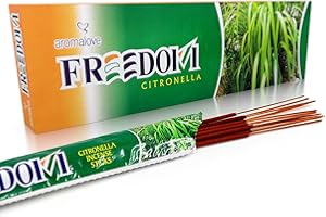 ‎AROMALOVE Mosquito Repellent, Anti Mosquito Incense Sticks with Citronella Scent for Garden, Outdoor, Camping, Against Insects, Alternative to Torch, Candle, Lamp, Spiral or Incense Cones, 120 Pieces