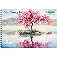 Sundaram| Sprial Boumd(wiro)| A4 Drawing Book| 100 Pages(50 Sheets)| 29.5 x 21 cm| Pack of 1