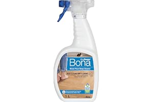 Bona OxyPower Djuprengöringsmedel för Trägolv 1L, Kraftfull Golvrengöring