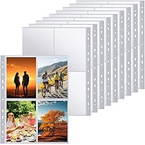 Buste Trasparenti Per Foto A4 - 50 Pezzi Con 4 Scomparti - Foto 2