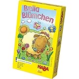 Haba 4093 - Bella Blümchen Kunterbuntes Würfelspiel, für 2-4 Kinder von 3-6 Jahren, Brettspiel zum Lernen von Farben und Symb