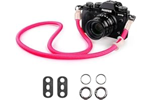 Pasek aparatu VOVMOEYA, pasek na szyję do aparatu DSLR, regulowany uniwersalny pasek kompatybilny z aparatem Fujifilm Nikon Canon Sony DSLR