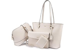 LOVEVOOK Bolso para mujer Shopper Bolso de hombro Monedero Bolso grande para mujer bolso de mano de 3/4 piezas