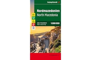 AUTO KARTE Macedonia 1:200.000: Toeristische wegenkaart 1:200 000: AK 0717