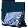 Case for DOOGEE T20 Ultra, 12 inch, DOOGEE T20 Ultra Tablet Case, Folding Stand Protective Cover with Pencil Holder and Wrist Strap, Full Protection. (Blue)