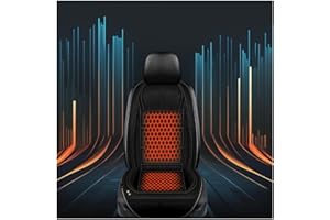 ALIEDA Autositzauflage Beheizbar, Intelligente Steuerung für Schnelles Aufheizen Sitzschoner Auto Vordersitze Universell Warm Autositzbezüge Mit Heizung Winter und Herbst,I-1Packung