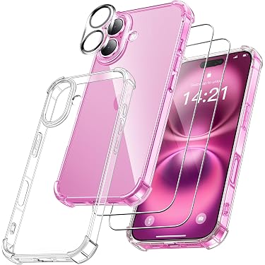 Custodia A Portafoglio Asuwish Per IPhone 16 Pro 6.3'' – Pelle Con 8 Slot Carte, Cerniera, Supporto E Vetro Temperato Incluso