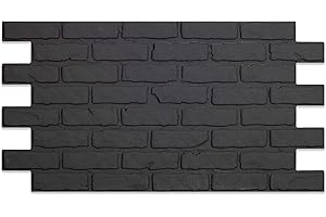 Decoresin Pannello Finto Mattone Ricostruito in Polistirolo Resinato (Ardesia)