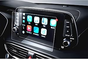 LFOTPP Hyundai Tucson folia ochronna na ekran do nawigacji 9H odporna na zarysowania odporna na odciski palców szkło hartowane ochraniacz ekranu nawigacja GPS szkło folia