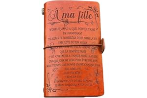 Cadeaux D'anniversaire de Graduation pour Fille - à Ma Fille Cuir Journal - profiter de la ballade Ne jamais oublier votre chemin du retour domicile Carnet de voyage de 140 pages cahier (Maman)