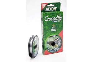 Jaxon 2 x 150 m Fil de pêche Crocodile Premium 0,10-0,45 mm Bobine monofilament