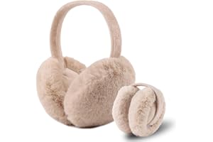 XIAOHAWANG Mujeres de Invierno Unisex Orejeras de Piel Sintética Caliente Orejeras Señora Niñas de Felpa Calentadores de Oído al Aire Libre Covers