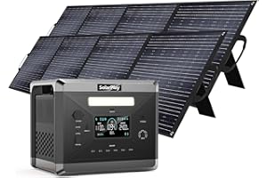 CELLPLAY SOLARPLAY Centrale Elettrica Portatile 2400w con Pannello Solare 400W, 2160wh Generatore Solare con 12 Uscite, Batteria LiFePO4, Portable Power Station per Campeggio, Emergenza, Viaggio, q2501