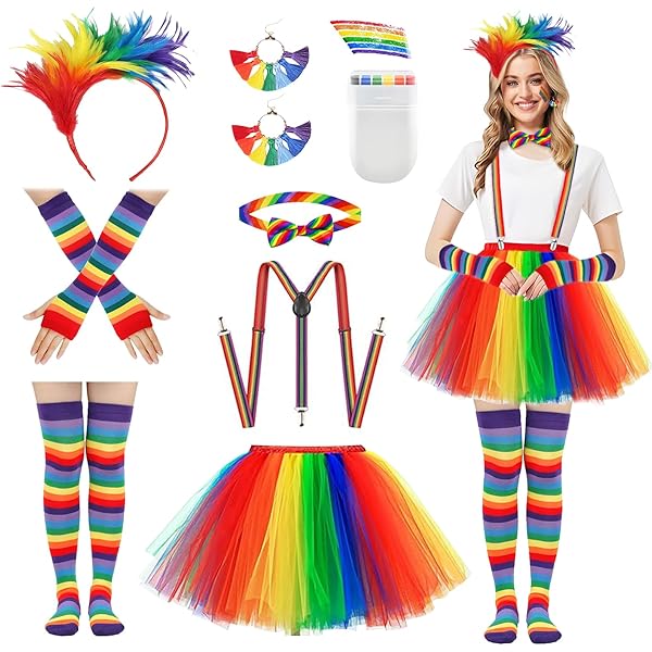 Regenboog tutu voor dames - Cadeaus & gadgets