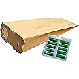 10 Staubsaugerbeutel geeignet für Vorwerk Kobold 118 119 120 121 122, mit EXTRA STARKEM FLANSCH incl. 10 Duftpatronen Dufties