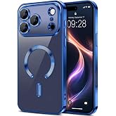 NewPole iPhone 17 Pro Max i&ccedil;in MagSafe ile Uyumlu Kılıf Kroin Darbelere Dayanıklı Sararma Karşıtı Lens Koruyuculu G&uuml;&ccedil;l&uuml; Manye