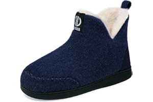 GURGER Męskie i damskie filcowe kapcie domowe pluszowe z podszewką Kapcie Kapcie rozm. 36-47