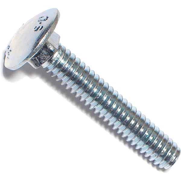 3/8-16 X 3 Inch Galvanized Carriage Bolts | 10-Pack Grade 2 Steel Bolts