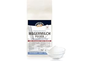 ‎GOLDEN PEANUT GOLDEN PEANUT Magermilchpulver 1 kg - fettarm sprühgetrocknet, lange haltbare Magermilch, Frischmilch Ersatz, Eisherstellung, Herkunft EU