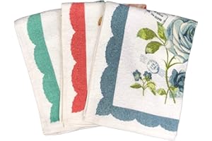 PREZIOSA HOME Set Strofinacci da Cucina canovacci in Spugna Cotone 6 Pezzi 0858