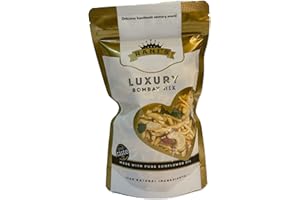 Rani Mix Luxury Bombay Mix – South Indian & Sri Lankan Style Snack with Cassava Crisps, Curry Leaves, Baked Cashews & Peanuts – Vegan, Handmade in Small Batches – 180g