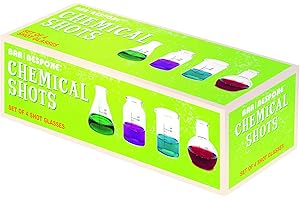 BAR BESPOKE Mixology Chemical – Set di 4 bicchierini da shot