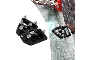 IUVWISN Punta de pedal de freno trasero plegable alargada universal para XC XCF SX SXF XCW EXC EXCF FC TC 125 150 250 300 450 500 Enduro Motocross (Negro)