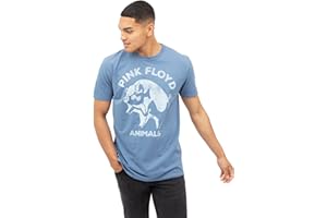Cotton Soul Pink Floyd Animals Unisex T Shirt Indigo