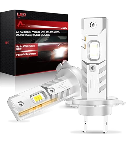 AUXIRACER H7 led,15000lm-24000lm,12v,50W-120W,play and plug,2 set(H7( 20000lM