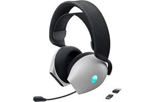 Alienware Dual Mode Wireless Gaming Headset - AW720H (Lunar Light)