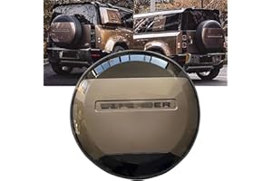 FENQING-Y Ersatzreifenabdeckung für Defender, Ersatzreifen-Radabdeckung, Kunststoffschutz für LR Defender 90 110 130 2-Türer 4-Türer 2020 2021 2022 2023 2024 2025 (Gondwana Stone)