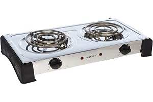 Krypton 2 Burner Gas Cooker, Multi Color, White, Knhp5310"Min 1 year manufacturer warranty"