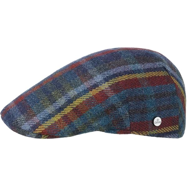 Lierys Gorra Gatsby De Lana Hombre – Made In Italy: Tejido Espiga Con Visera, Forro De Poliéster (Invierno/Verano)
