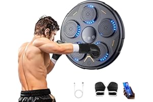 FAR AHEAD Smart Electronic Bluetooth Music Boxing Machine, Boxing Training Punching Equipment with USB Charging and Bluetooth Connection for Kids/Adults/Home Workout/Stress Relief