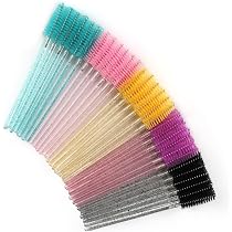 G2PLUS Einweg Wimpern Bürstchen, Bunt Mascara Bürstchen, 100 Stück ...