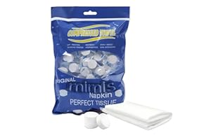 ChaneeHann 100 Pcs Serviette Compressée et Lingettes Compressées en Coton pour le Nettoyage du Visage