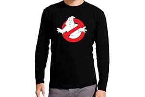 THE FAN TEE Camiseta Manga Larga de Hombre Cazafantasmas Ghostbusters Mocosete Retro 004