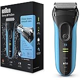 Braun Series 3 ProSki 3040s Rasoio Elettrico da Uomo e Senza Fili Wet&Dry Ricaricabile con Rifinitore di Precisione Estraibil