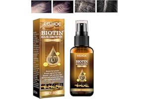 HGERGWW Biancat Luxusbiotin Haarwuchs Serum, Biotin-Haarwachstumsseren, Biotin Haarwuchsspray, Biotin Haarwuchs Serum, Haarwachstumsspray, Biotin Hair Growth Spray, 30ml (1 Stück)