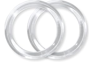 Livella | 2x Comfort-Ring für Livella Silberhütchen | Extra angenehmes Tragegefühl | Hilfe bei gereizten Brustwarzen im Wochenbett