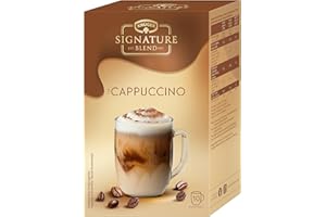 KRÜGER Signature Blend Cappuccino 140g Faltschachtel, löslicher Bohnenkaffee mit köstlicher Schaumkrone