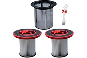 ODASHEN 12040193 Ersatzfilter für Bosch Unlimited Serie 7 Akku-Staubsauger BKS711XXL BBS711W BBS712A BCS711GB BKS711MALL, waschbarer HEPA-Filter aus Edelstahl