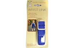 Beautiful Beginnings réglable bébé poignet Lien Laisse pour contenir les de sécurité marche en bleu marine