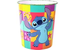 Zawadi Global Stitch, cestino per la spazzatura per bambini, per camera da letto, studio, scrivania