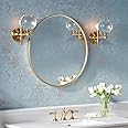 Kohler Essential Circular Decorative Mirror for Wall - 28" Brushed Gold Frame with Silver Coated Glass - Mirror for Bathroom, Living Room, Bedroom - Premium Metal with Timeless Design 26050-BGL